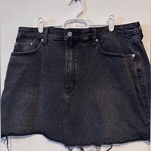 Cute black Banana Republic Mini Jean Skirt Denim